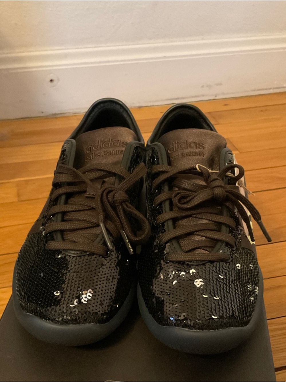 Wales Bonner for Adidas Karintha sequin sneakers